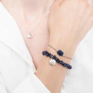 Náramek Gemstone Lapis Lazuli Silver