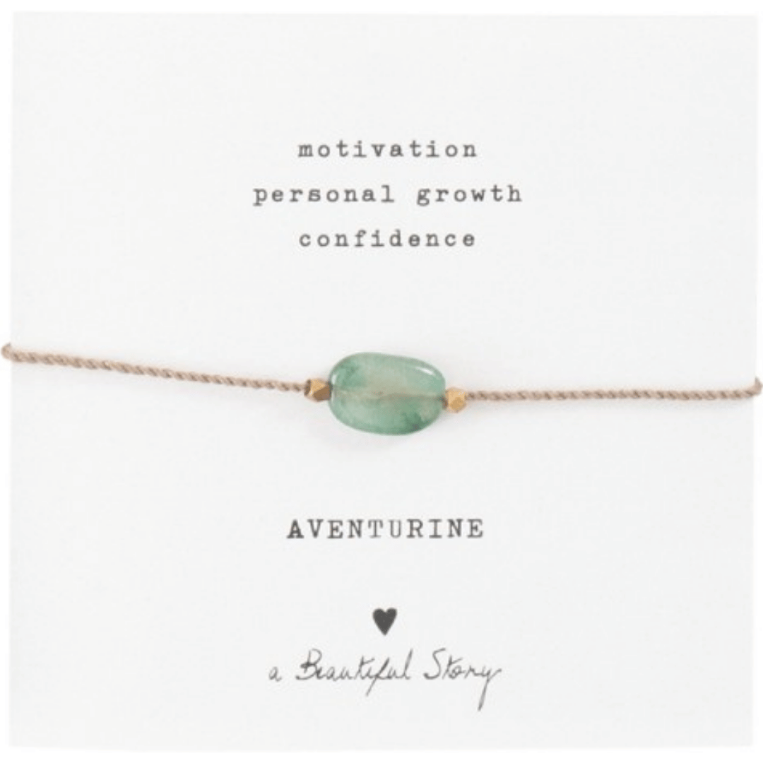 Náramek Gemstone Aventurine Gold