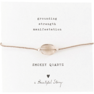 Náramek Gemstone Smokey Quartz Silver