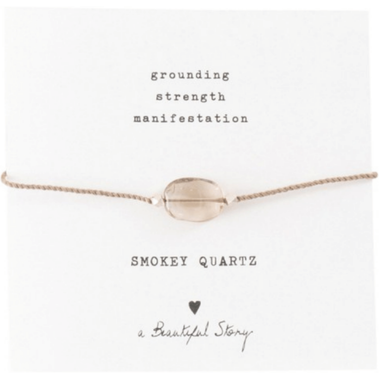 Náramek Gemstone Smokey Quartz Silver