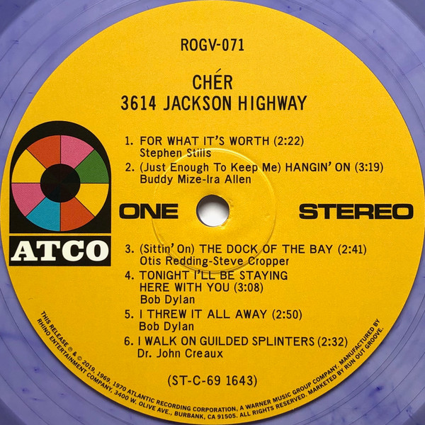 Cher - 3614 Jackson Highway Clear and Purple Mixed Colour