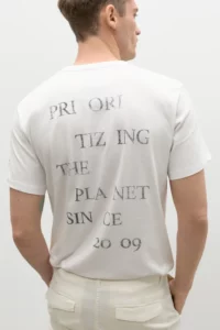 ECOALF pánské bílé tričko Prioalf