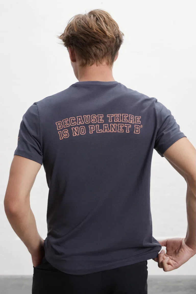 ECOALF pánské šedé tričko Guethary s krátkým rukávem