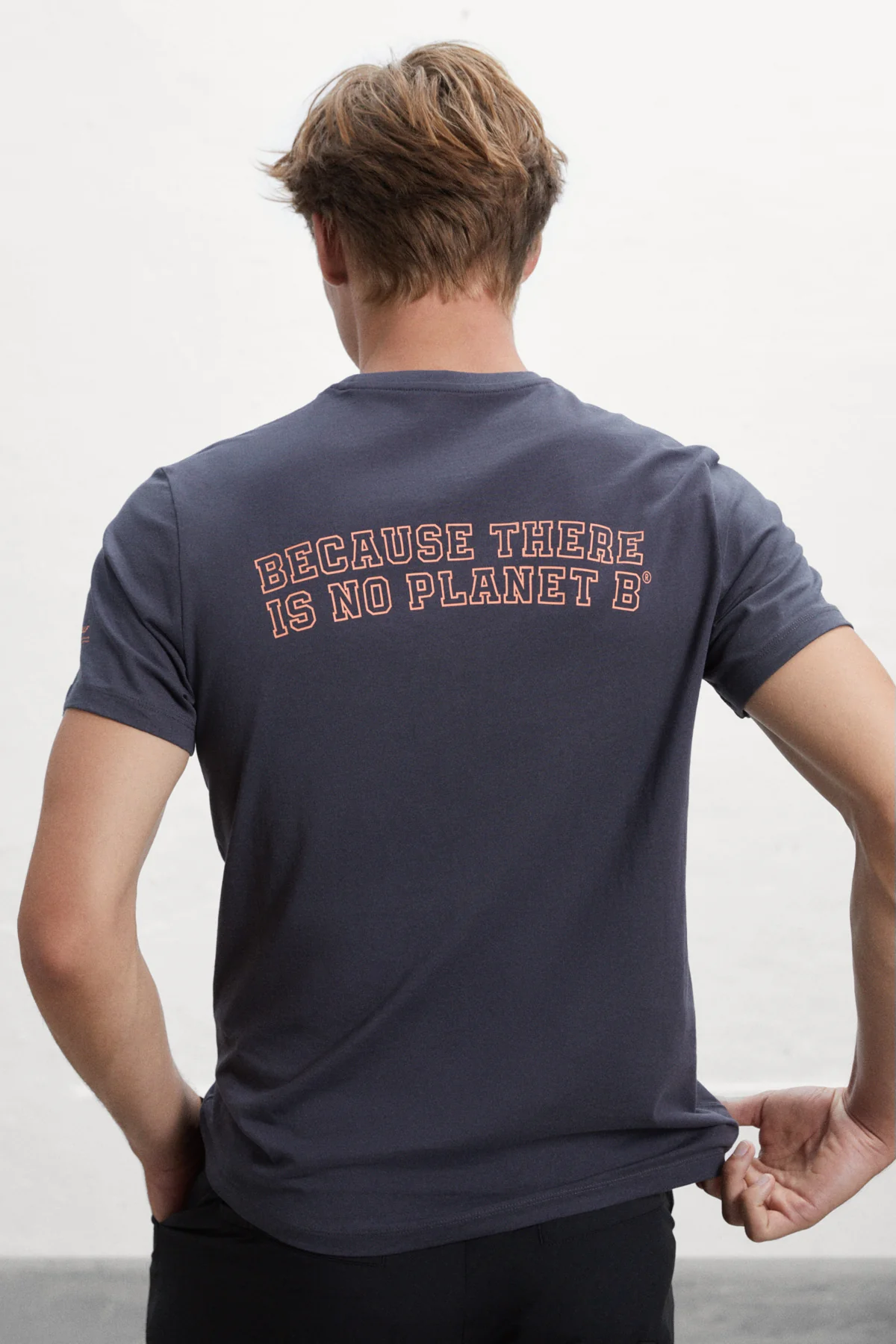 ECOALF pánské šedé tričko Guethary s krátkým rukávem - Image 2