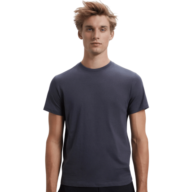 ECOALF pánské šedé tričko Guethary s krátkým rukávem