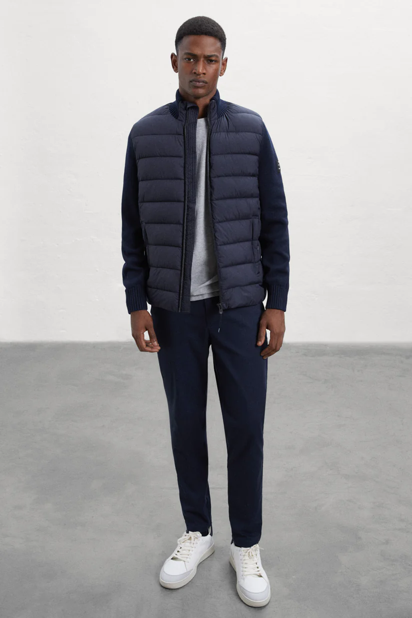 ECOALF pánská tmavomodrá bunda Denali - Image 2