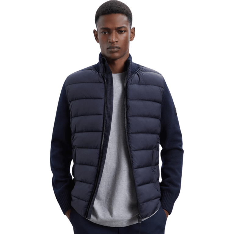 ECOALF pánská tmavomodrá bunda Denali