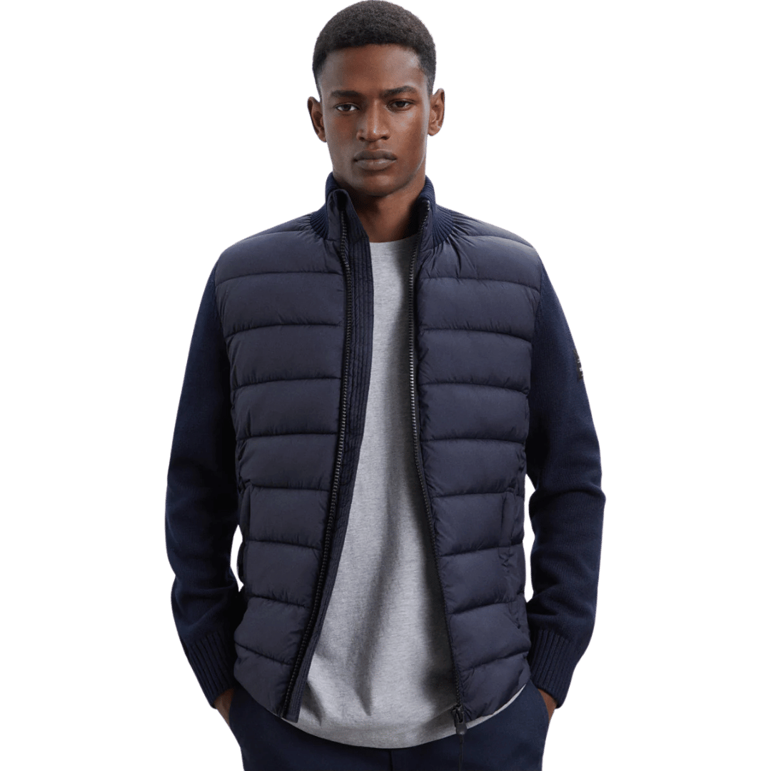 ECOALF pánská tmavomodrá bunda Denali