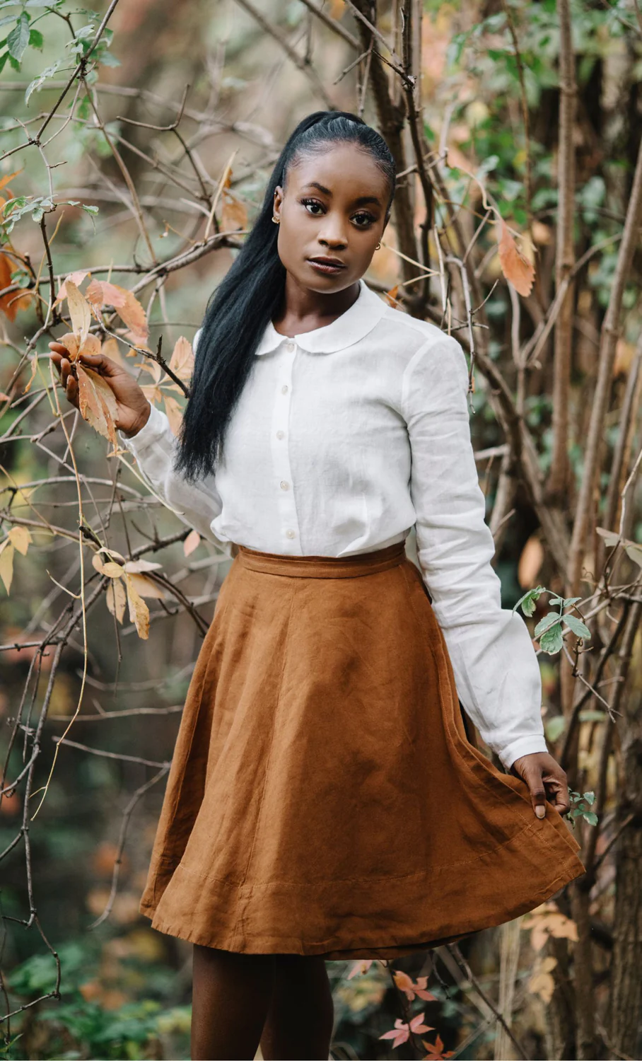 Son de Flor bílá lněná dámská košile - Image 2