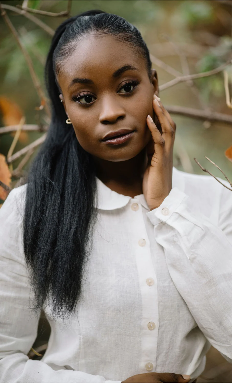 Son de Flor bílá lněná dámská košile - Image 5