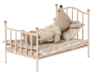 Maileg vintage růžová postýlka pro myš