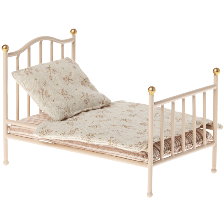 Maileg vintage růžová postýlka pro myš