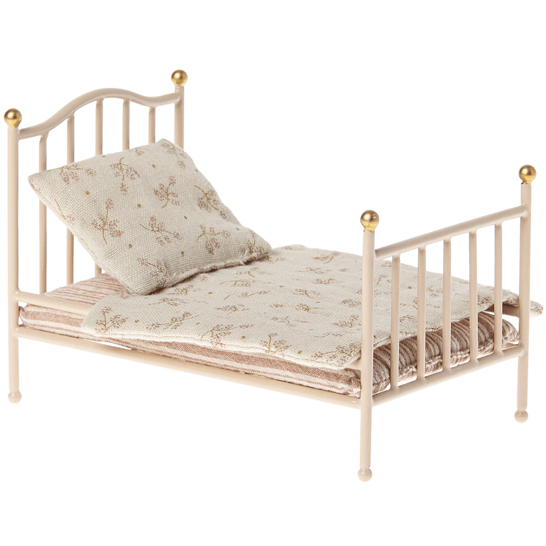 Maileg vintage růžová postýlka pro myš