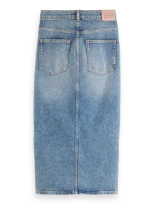 SCOTCH & SODA džínová midi sukně