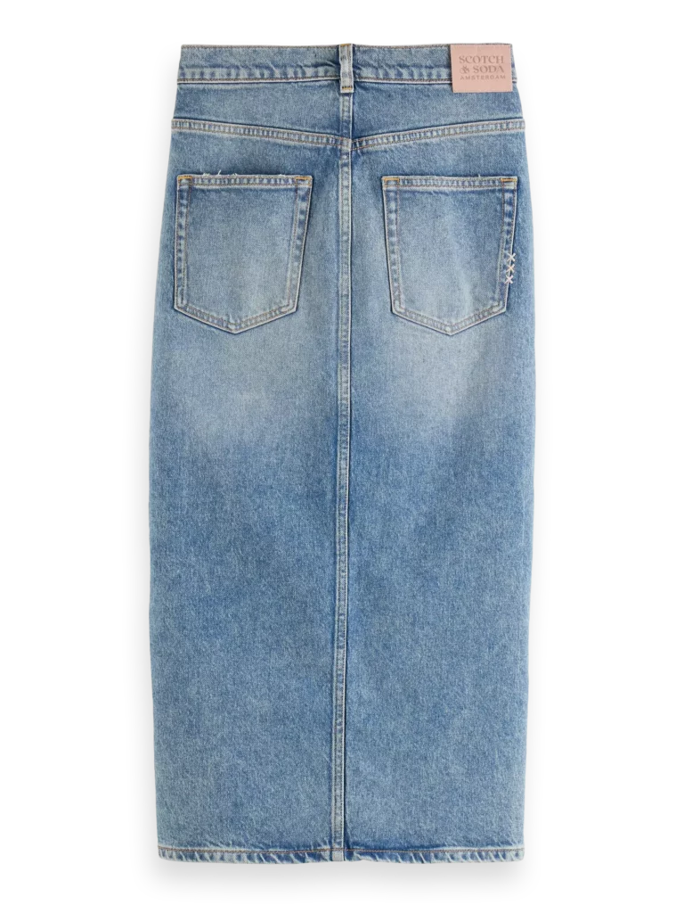 SCOTCH & SODA džínová midi sukně