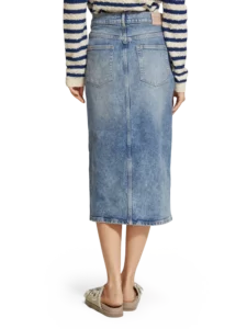 SCOTCH & SODA džínová midi sukně