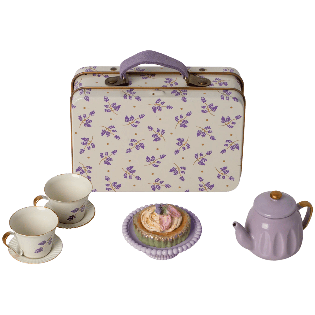 Maileg levandulová sada pro myší čajový dýchánek