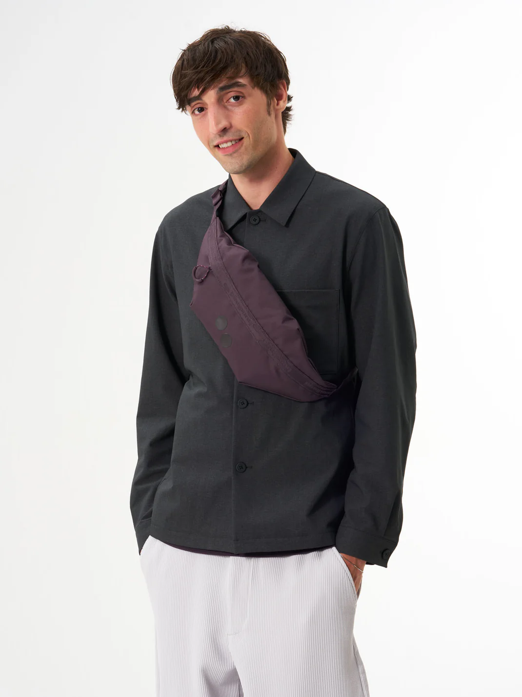 PINQPONQ ledvinka BRIK Midnight Plum - Image 2