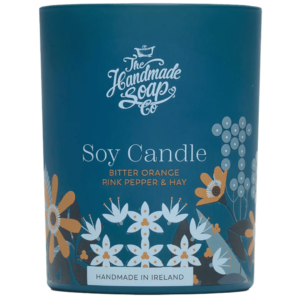 Sójová svíčka BITTER ORANGE, PINK PEPPER & HAY 210g