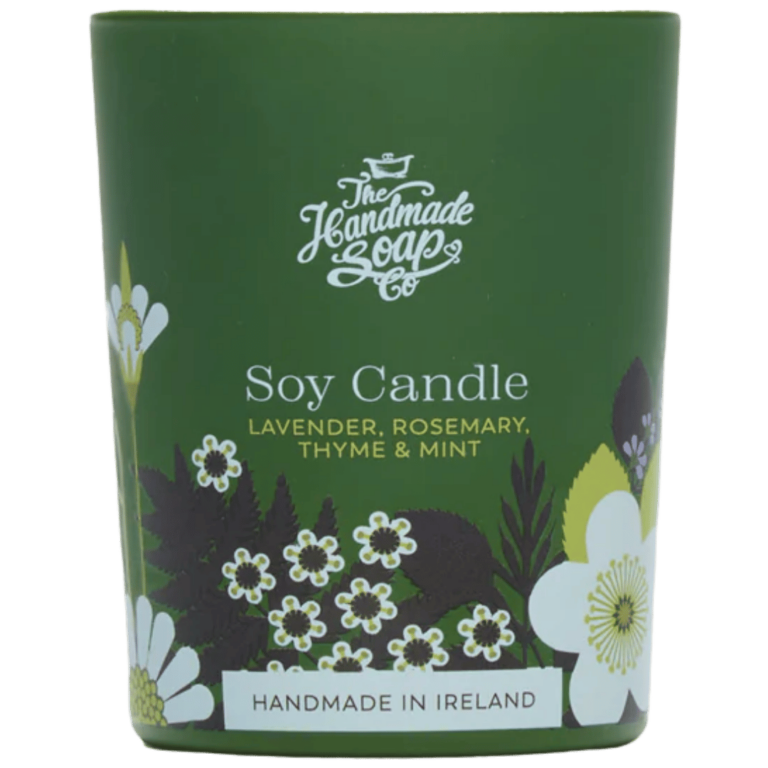 Sójová svíčka LAVENDER, ROSEMARY, THYME & MINT 70g