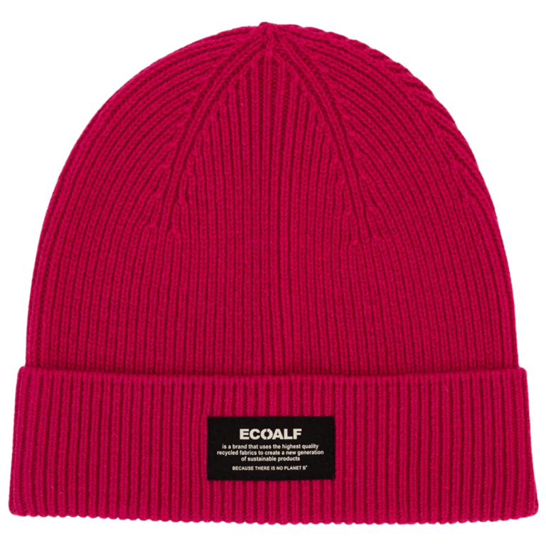ECOALF malinová čepice WOOL