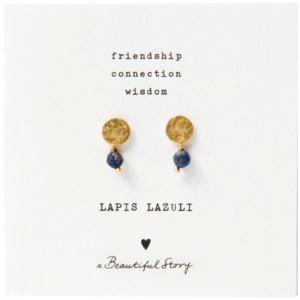 Náušnice Mini Coin Lapis Lazuli GP