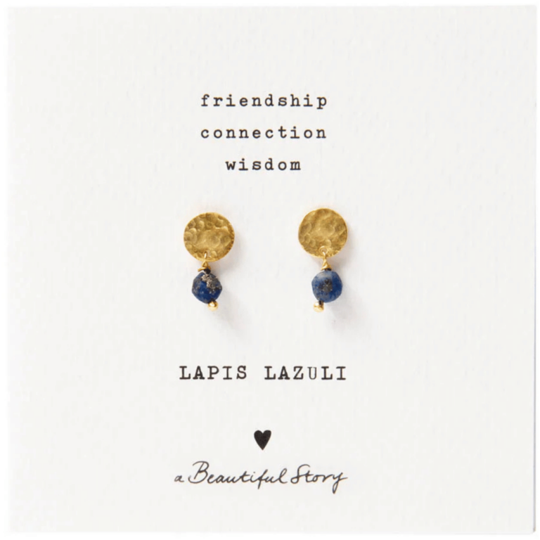 Náušnice Mini Coin Lapis Lazuli GP