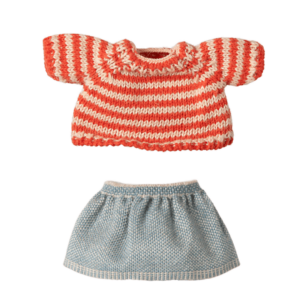 Oblečení pro myší sestru | Knitted Sweater and Skirt, Big Sister Mouse
