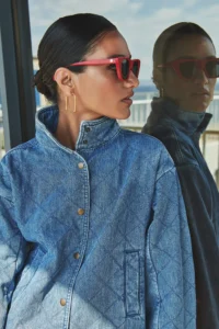 čtvercové náušnice pd squared earring M | gold