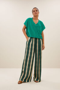 Tyler Slub Top - Green Lake