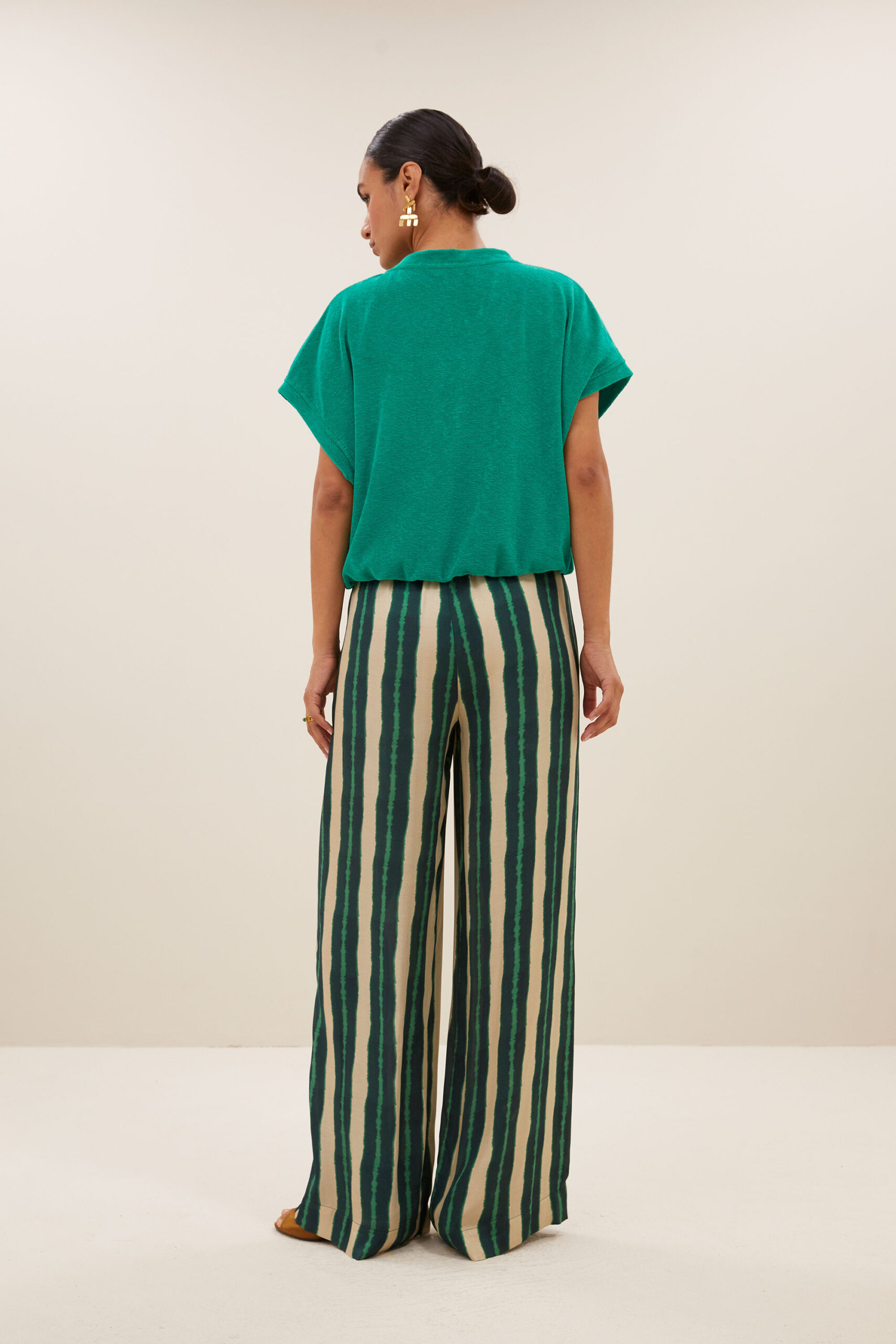 Tyler Slub Top - Green Lake