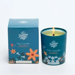 Sójová svíčka BITTER ORANGE, PINK PEPPER & HAY 210g