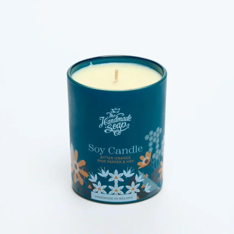 Sójová svíčka BITTER ORANGE, PINK PEPPER & HAY 210g