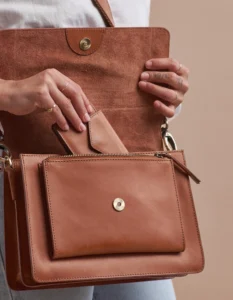 Peněženka Harmonica Wallet Clasic Leather Cognac