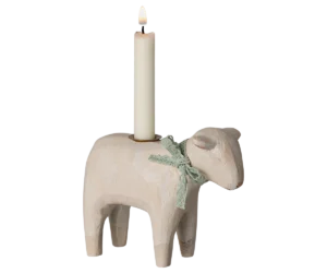 Velikonoční svícen beránek | Candleholder, Lamb - Mint