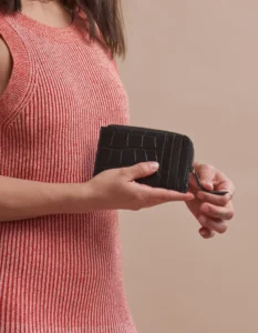 Peněženka Lola Coin Purse Black Croco