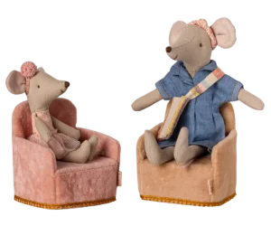 Skládací křeslo pro hračky Maileg - Rose