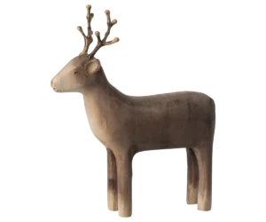 Vánoční dřevěný sob - malý