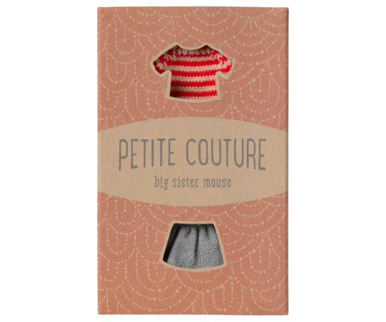 Oblečení pro myší sestru | Knitted Sweater and Skirt, Big Sister Mouse
