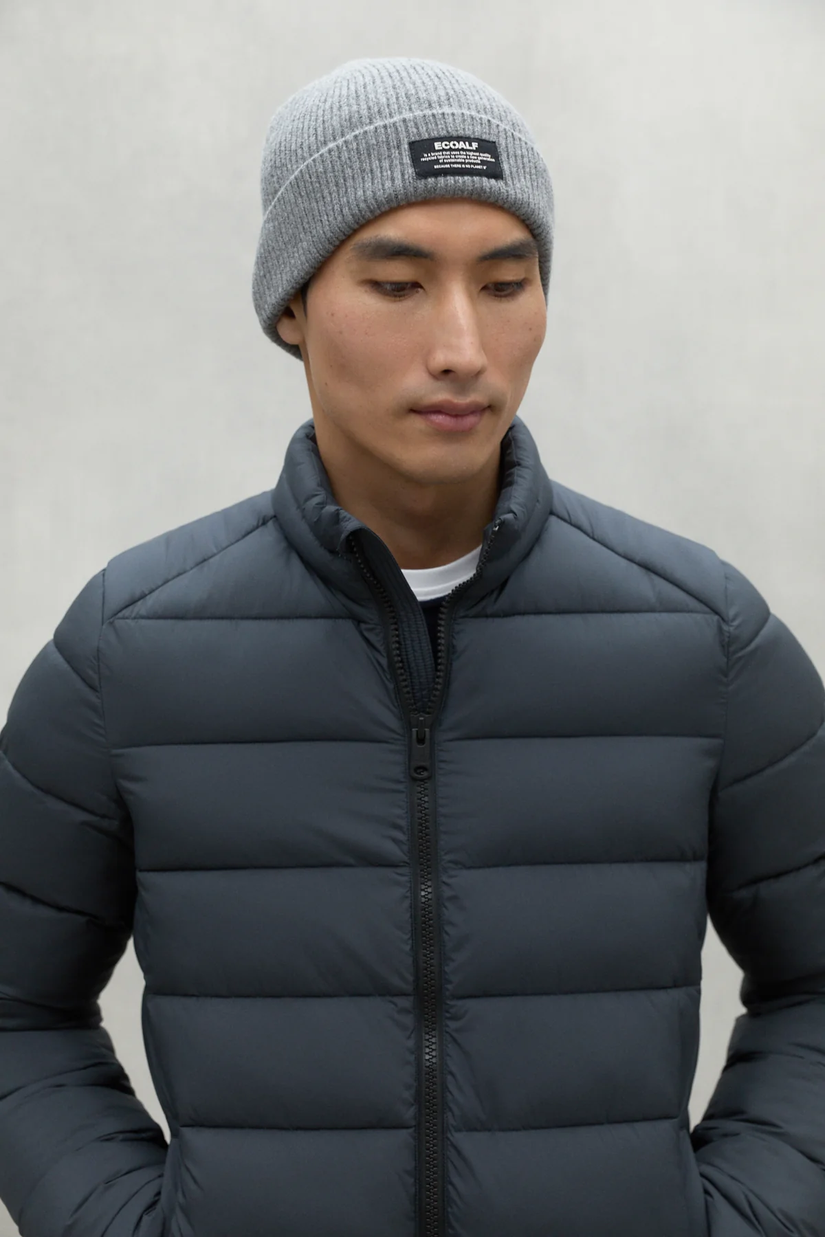 ECOALF šedá čepice WOOL